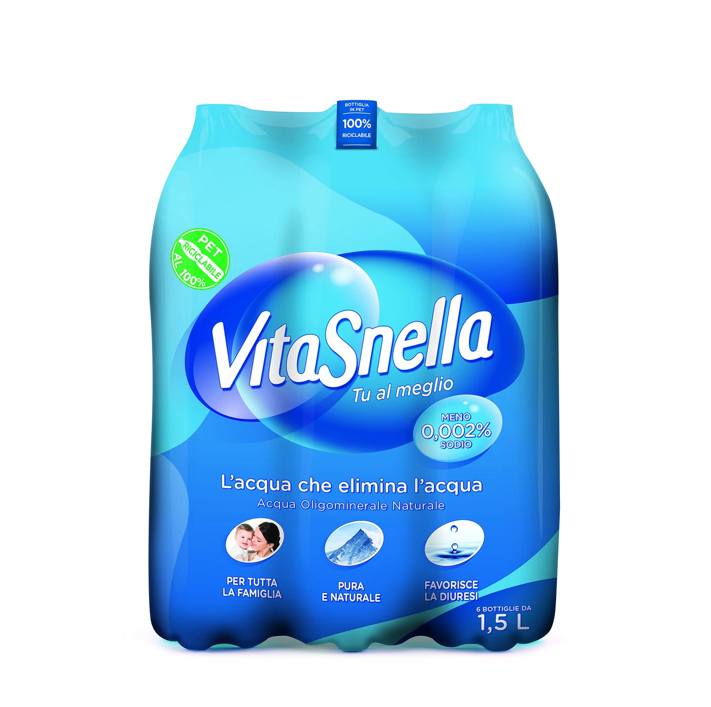 ACQUA VITASNELLA 1,5LT 6 BOTTIGLIE