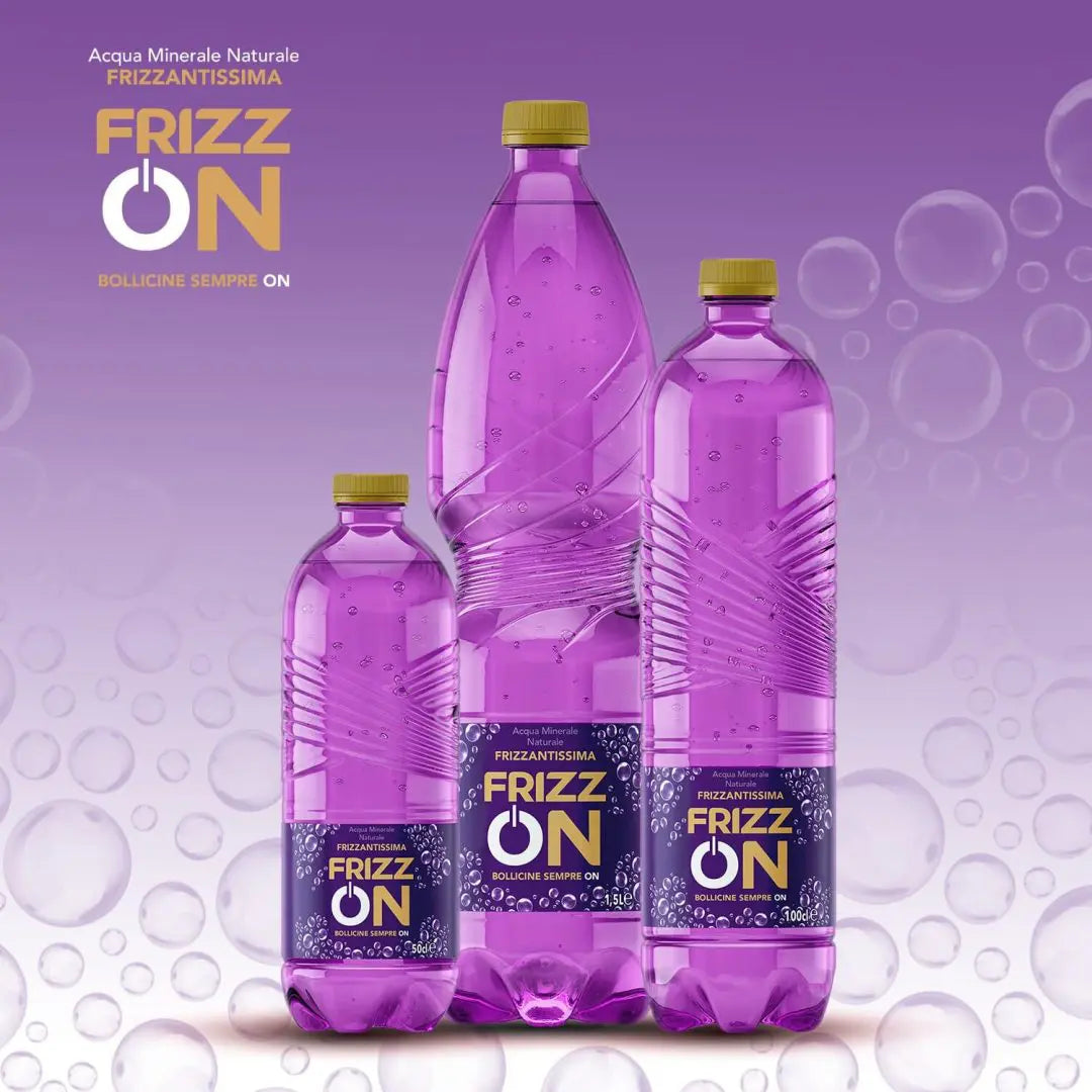 Acqua Frizzante - Frizz ON - 1,5 litri x 6 Bottiglie