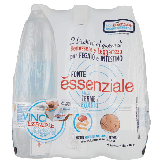 ACQUA ESSENZIALE 1 LT PET 6 BOTTIGLIE