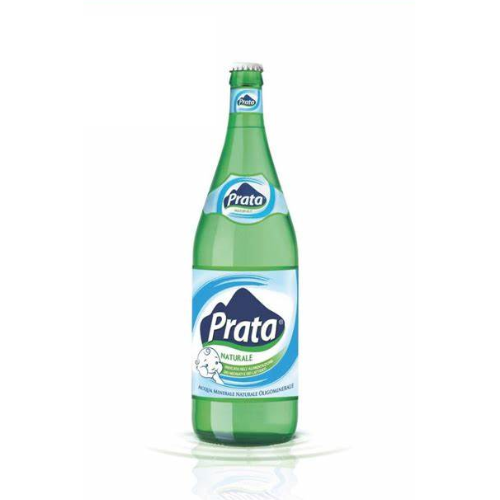 ACQUA PRATA NATURALE 1LT VETRO 12 BOTTIGLIE (VETRO VUOTO A RENDERE)