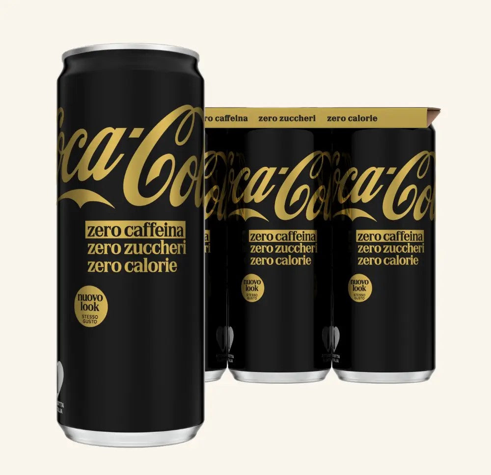 Coca Cola - Triplo Zero - Zero zuccheri, Zero Calorie, Zero Caffeina 1x6