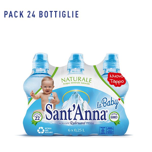 ACQUA SANT' ANNA 25CL 1X6 BECCUCCIO