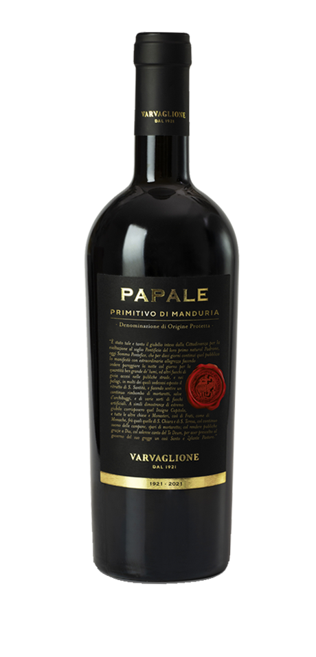 PRIMITIVO DI MANDURIA 2019 DOP ORO- PAPALE